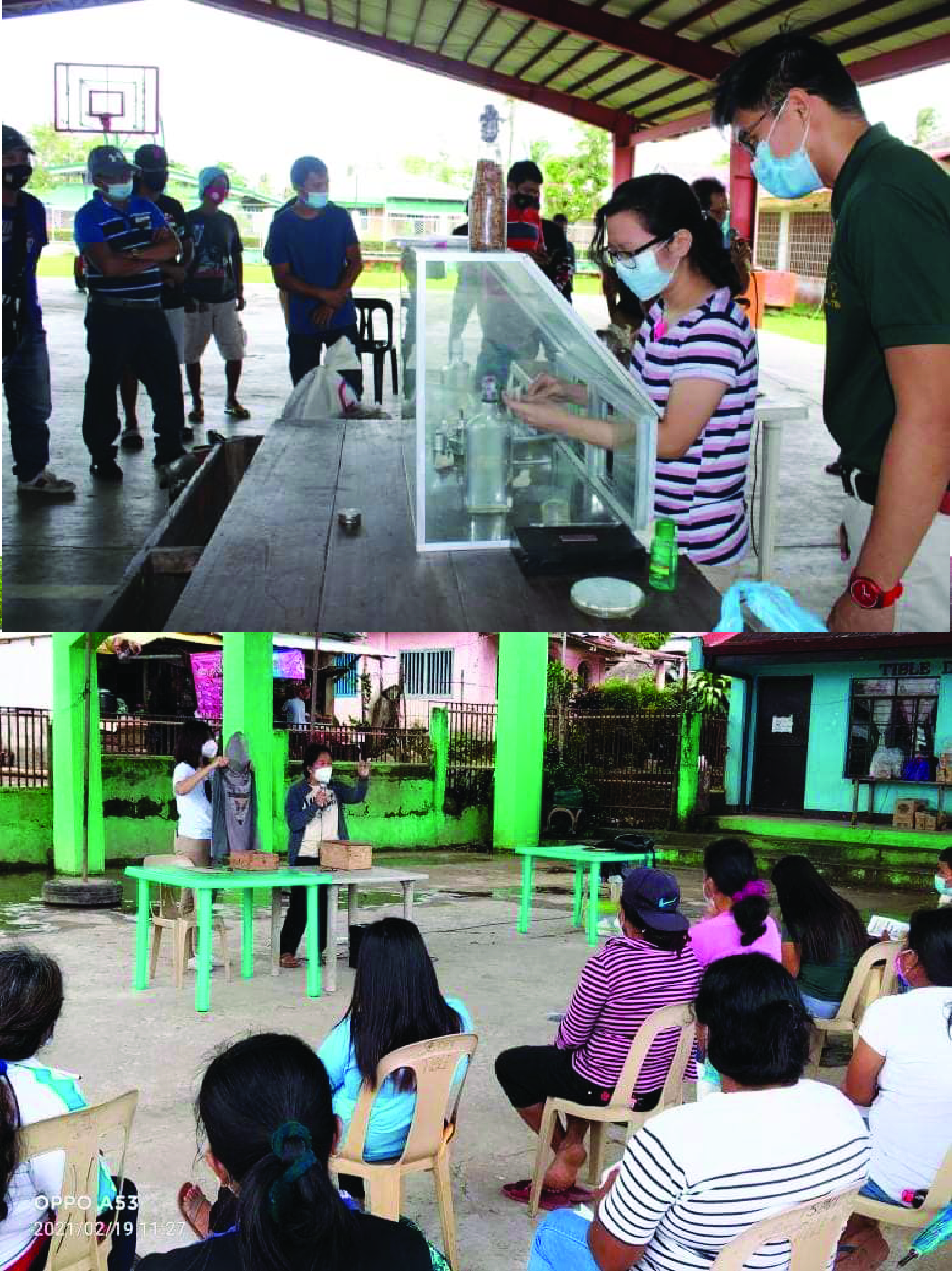 CBSUA Sipocot campus conducts extension activities in Cabusao and Sipocot