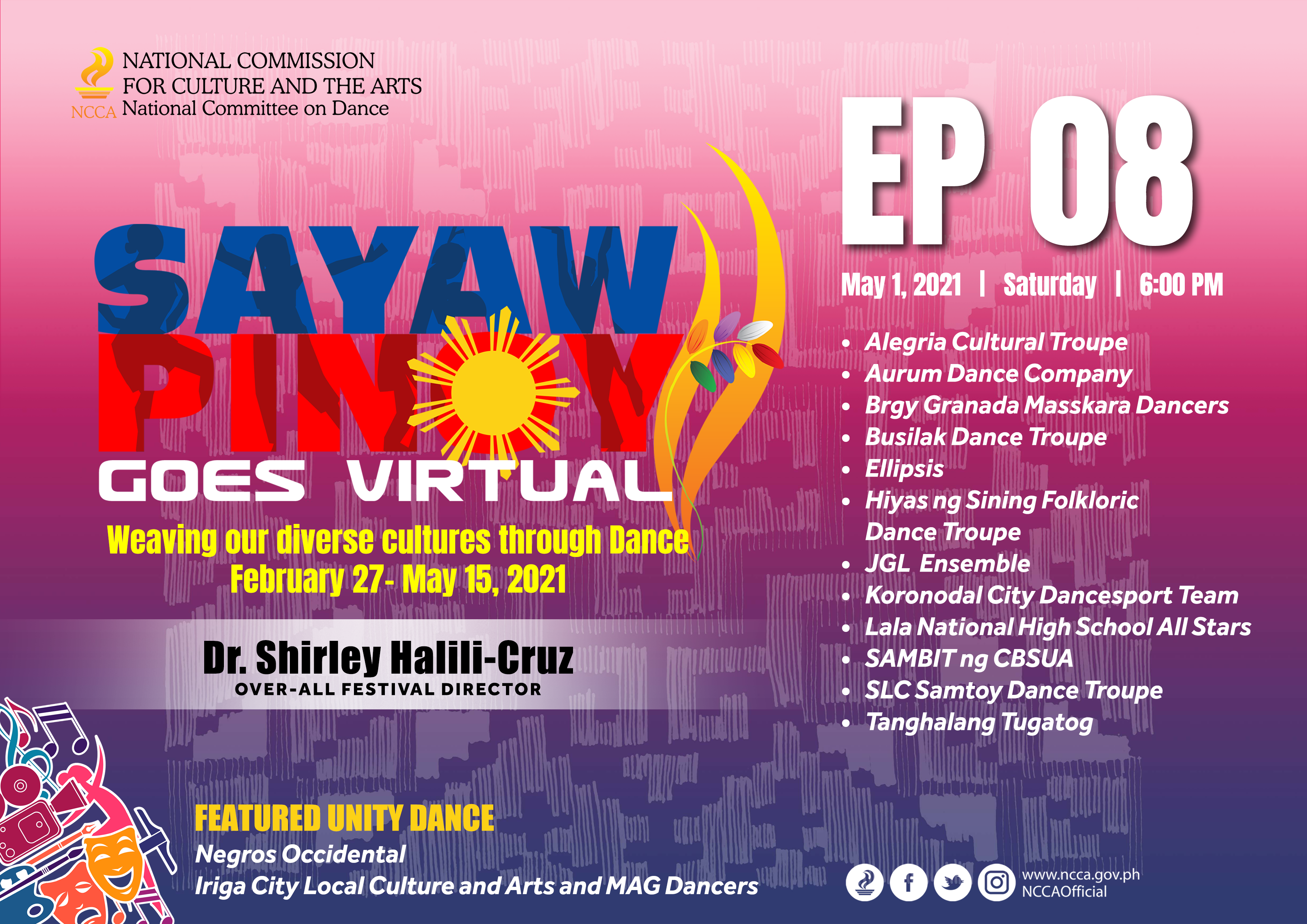 SAMBIT- CBSUA Calabanga, chosen for Sayaw Pinoy Goes Virtual