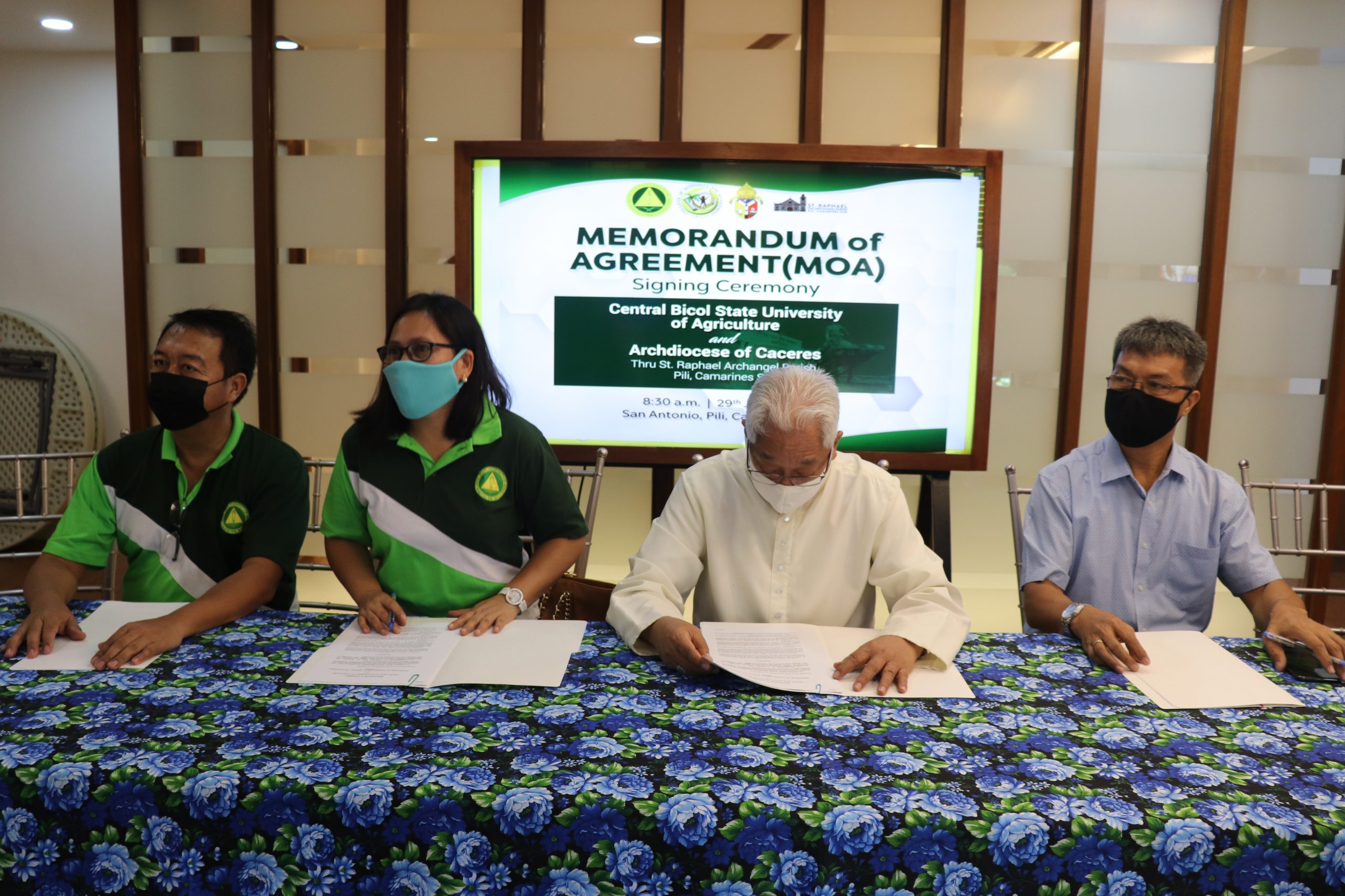 Memorandum of Agreement between CBSUA and Archdiocese of Caceres