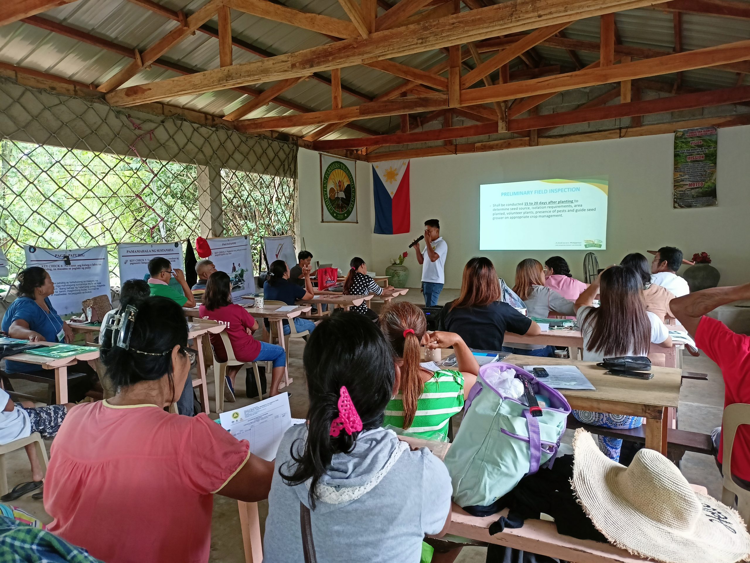 CBSUA ASSISTS WITH SEED CERTIFICATION AND FIELD INSPECTION AT CFTC, RAGAY CAMARINES SUR