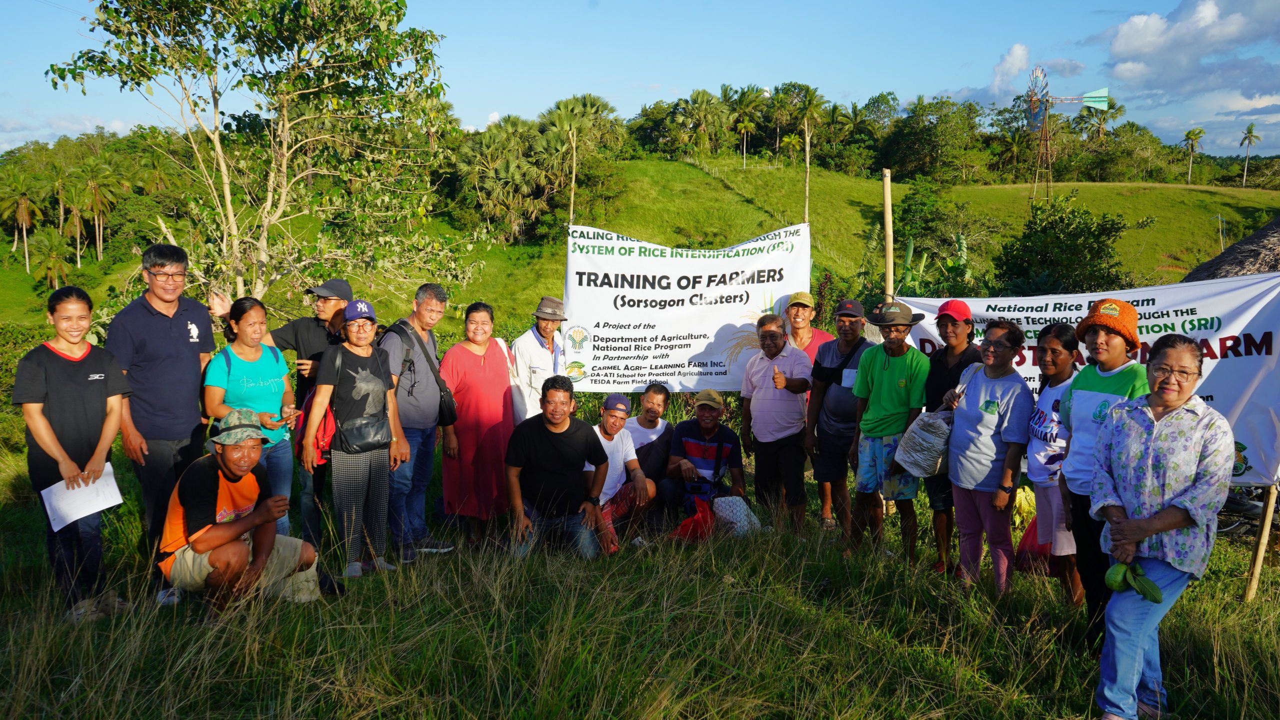 TRAINING ON RICE TECHNOLOGY THROUGH SYSTEM OF RICE INTENSIFICATION